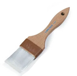 Carlisle 4039700 Pastry Brush – 2" Wide Nylon Bristles, Soft‑Flagged, Wood Handle, White