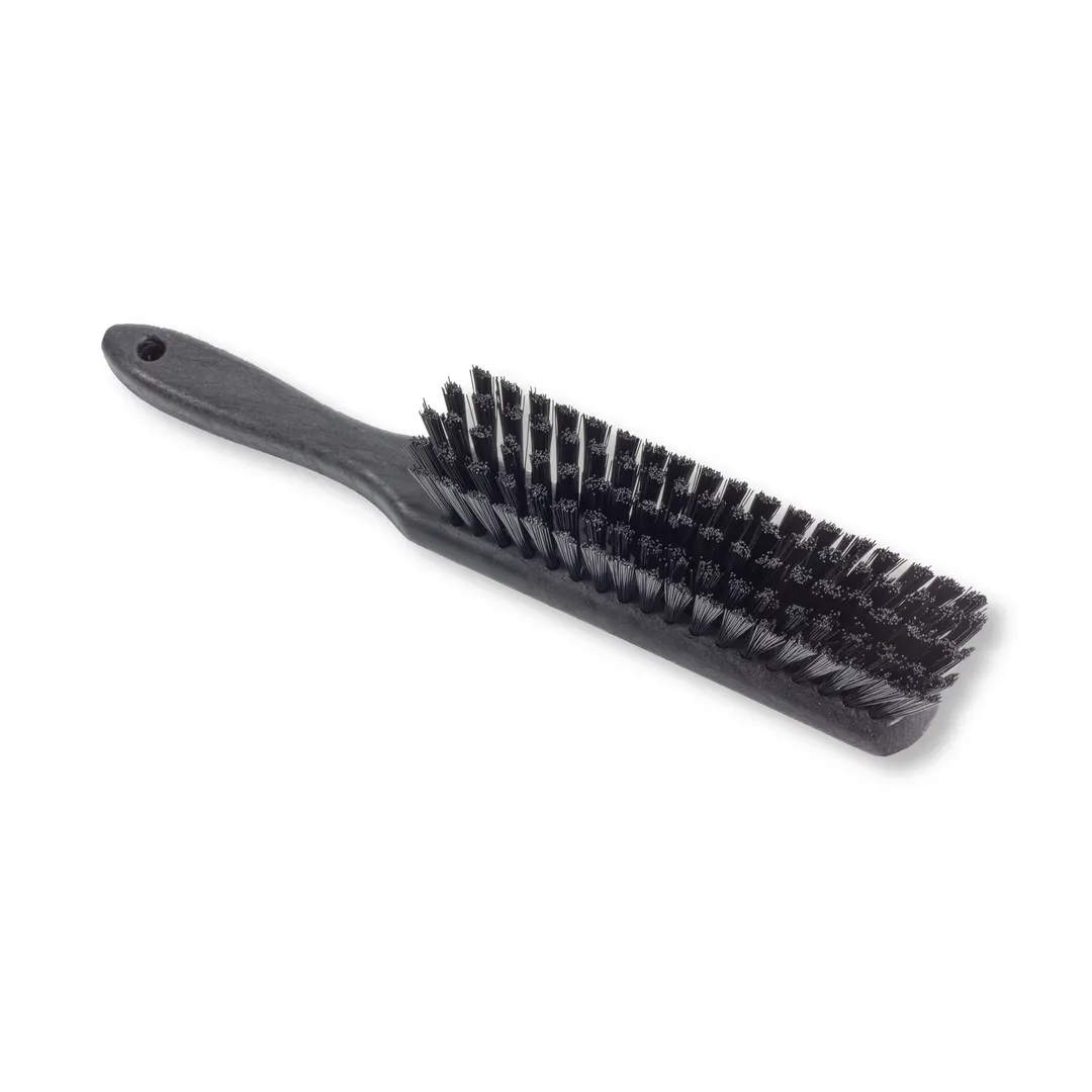 Carlisle 40480EC03 Counter Bench Brush, 13" Long, Black Polyester Bristles, 5" Plastic Handle