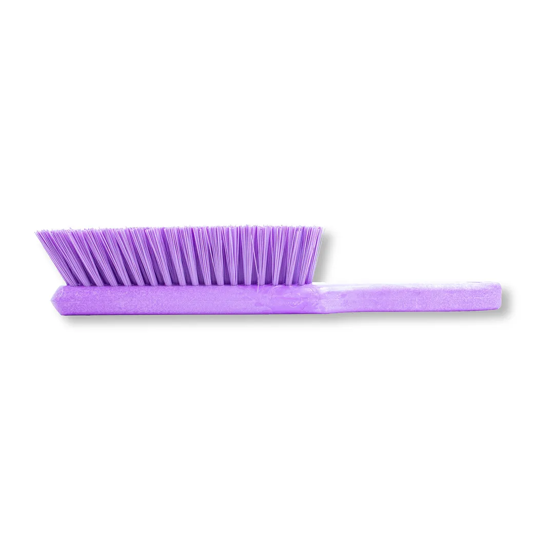 Carlisle 40480EC68 Counter Bench Brush, 13" Long, Purple, 5" Plastic Handle, Polyester Bristles
