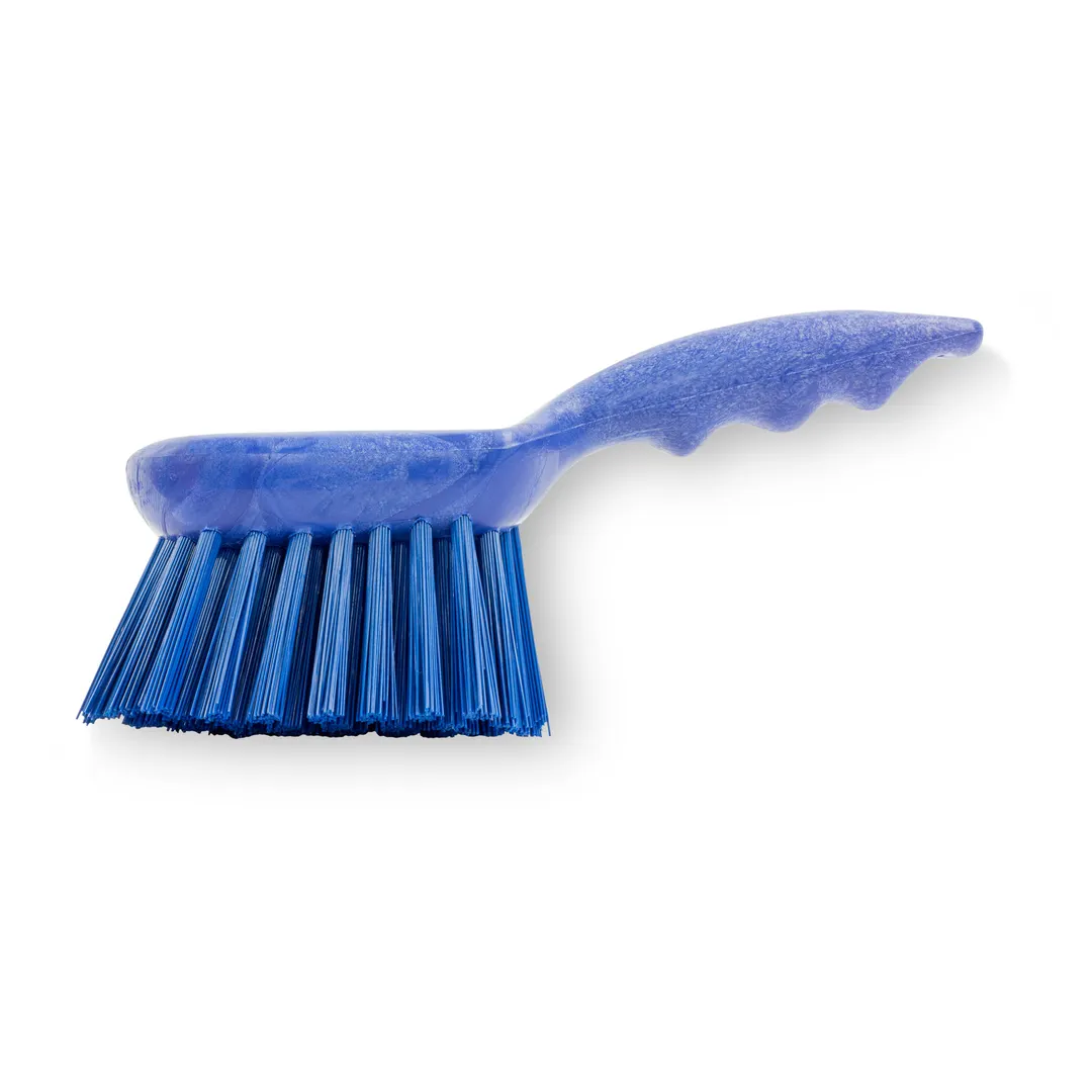Carlisle 40541EC14 Floater Scrub Brush, 8" Long, Blue Plastic Handle, Poly Bristles, Oil-Resistant