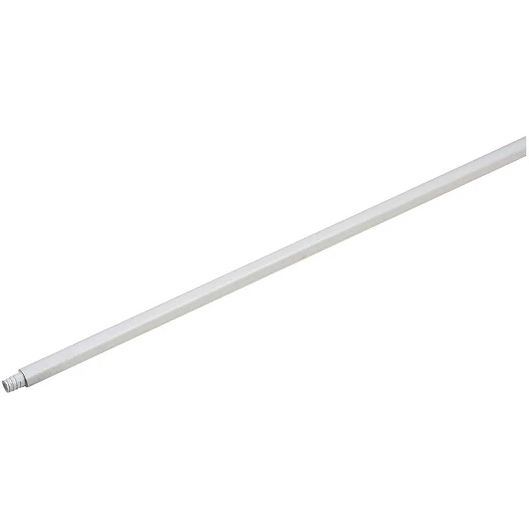 Carlisle 4116500 Sparta Handle, 54" Threaded Plastic Mop Broom Squeegee, 1" Diameter, White