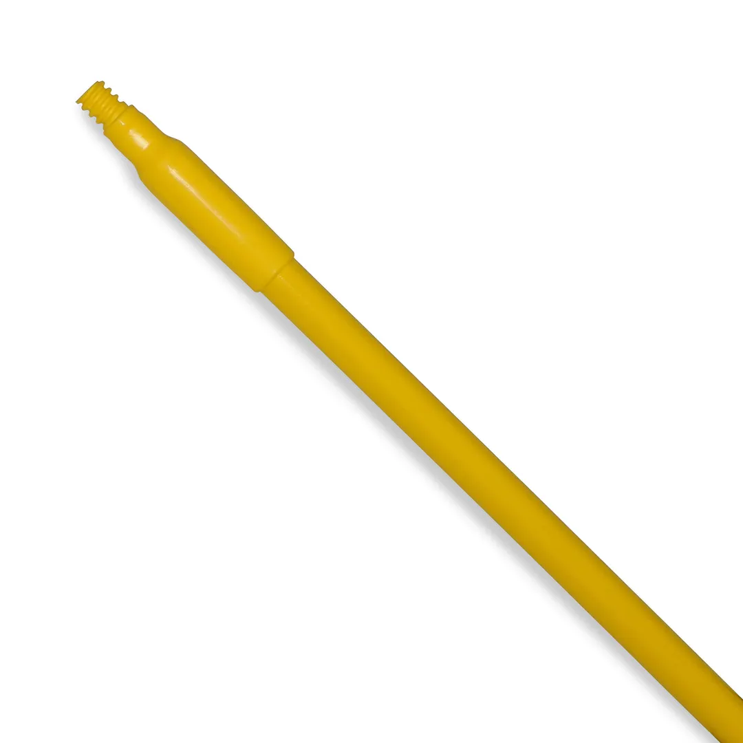 Carlisle 41225EC04 Sparta® Handle, 48" Length x 1" Diameter Fiberglass Mop/Broom/Squeegee - Yellow