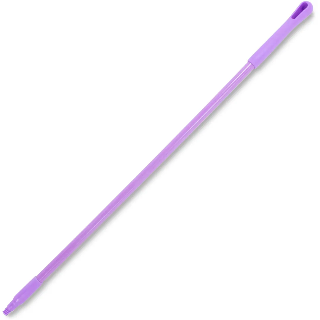 Carlisle 41225EC68 Sparta® Handle, 48" x 1" Fiberglass, Threaded, Purple Hanging Cap