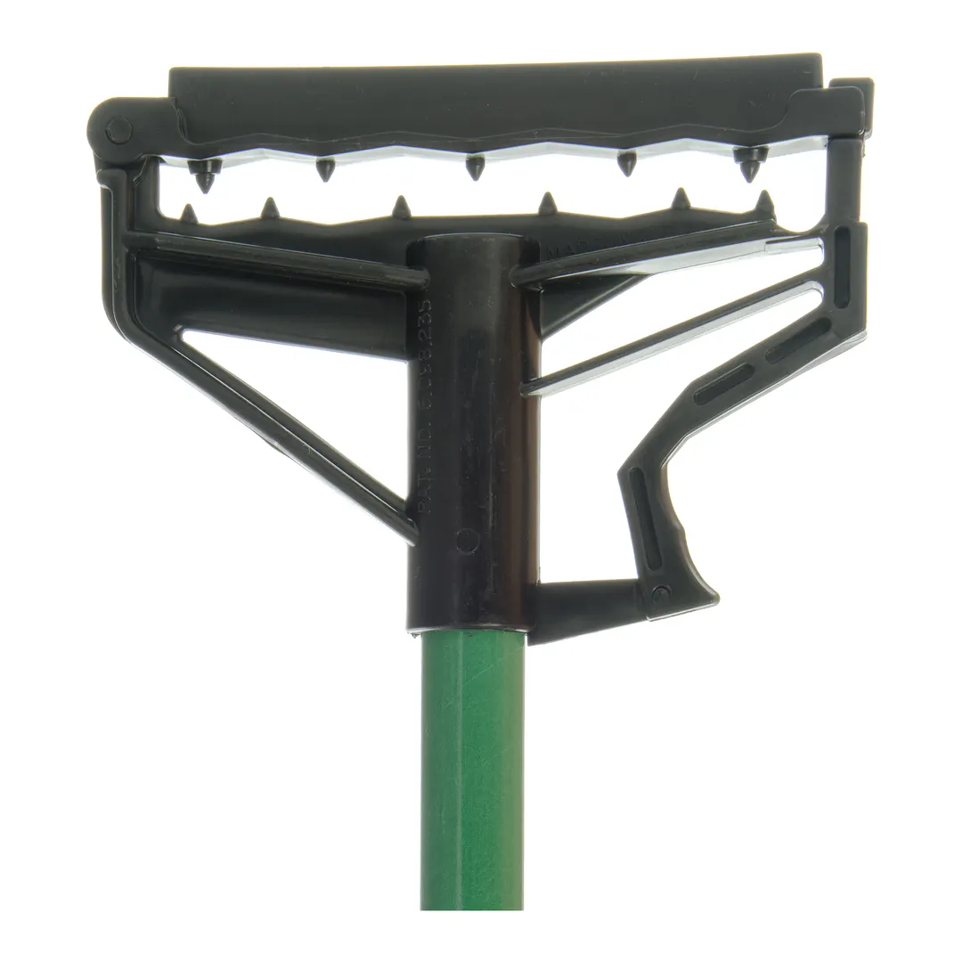 Carlisle 4166409 Sparta® Spectrum® Quik‑Release™ Mop Handle, 60" Green Fiberglass, 1" Hinged Bites