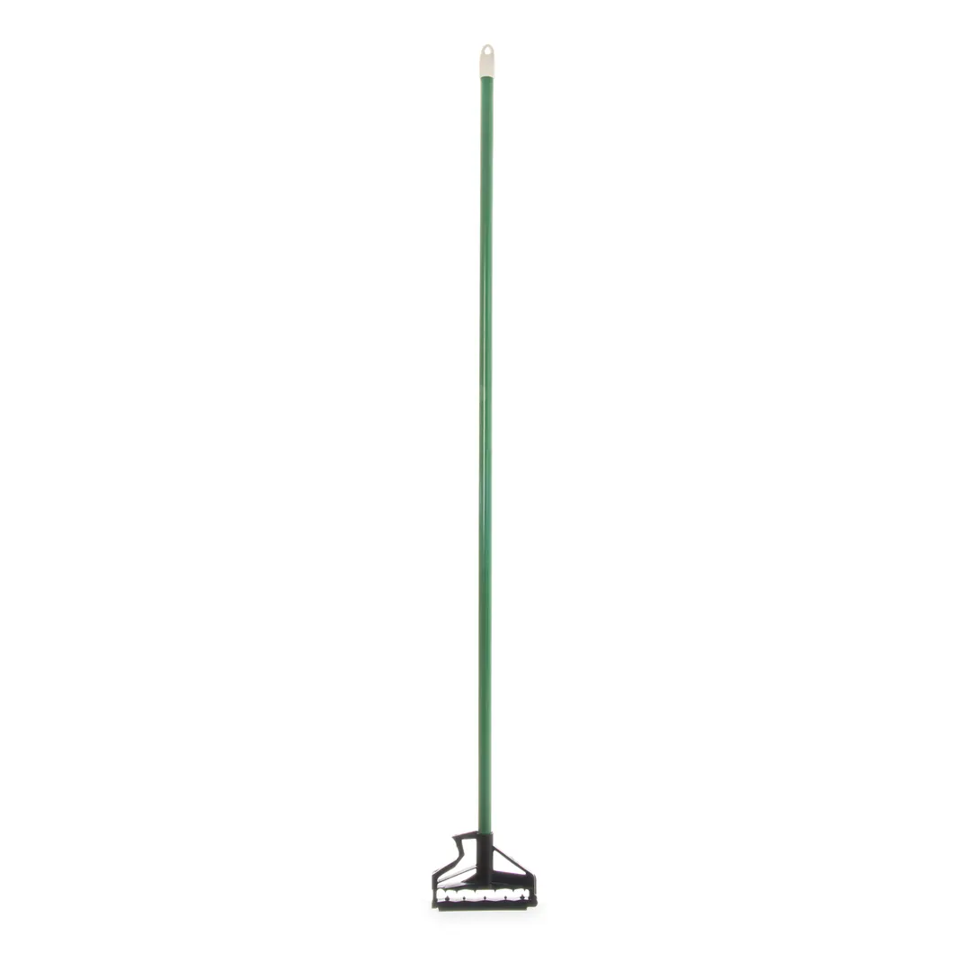 Carlisle 4166409 Sparta® Spectrum® Quik‑Release™ Mop Handle, 60" Green Fiberglass, 1" Hinged Bites