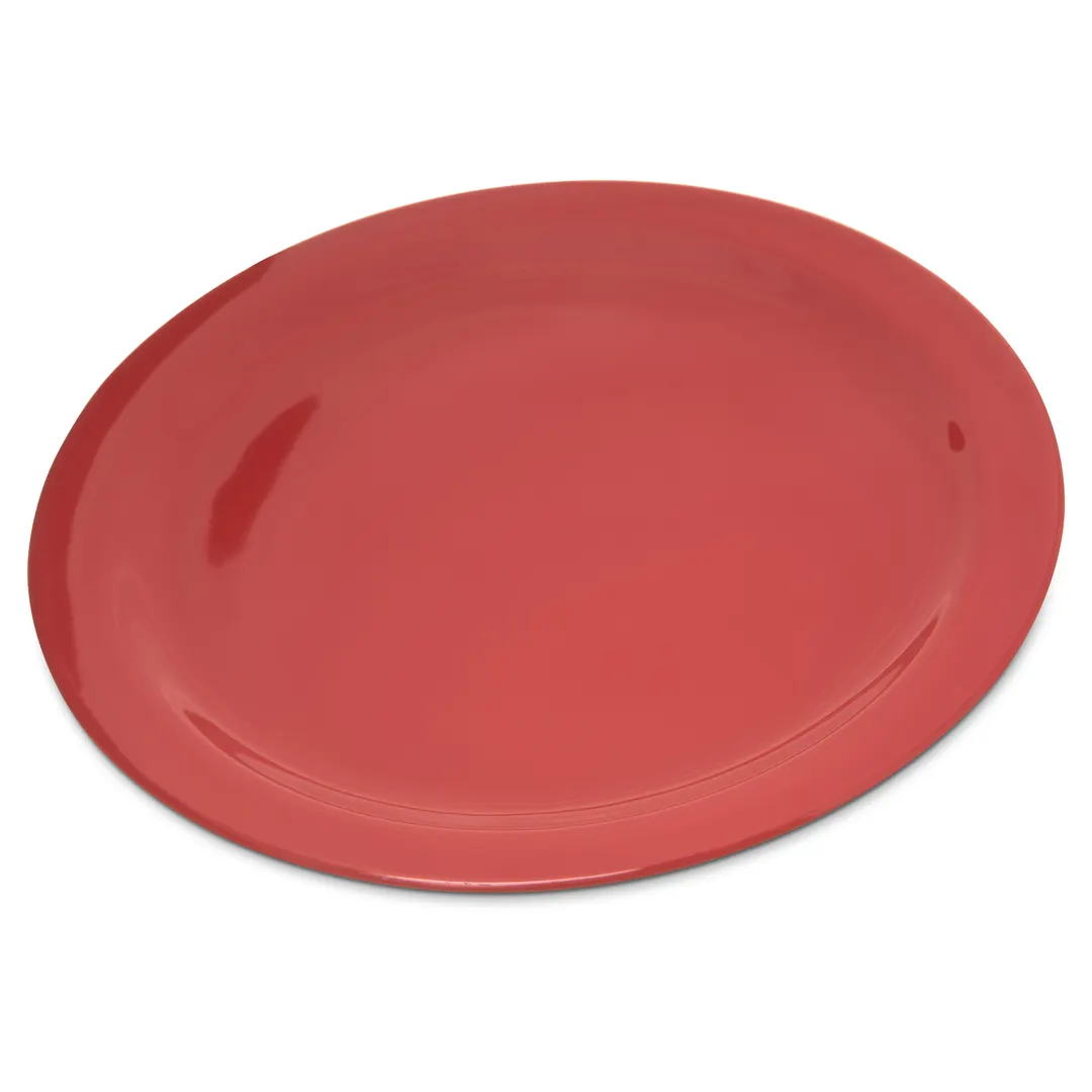 Carlisle 4350005 - Dallas Ware® Dinner Plate, 10.2" Red Melamine, BPA‑Free, NSF Certified