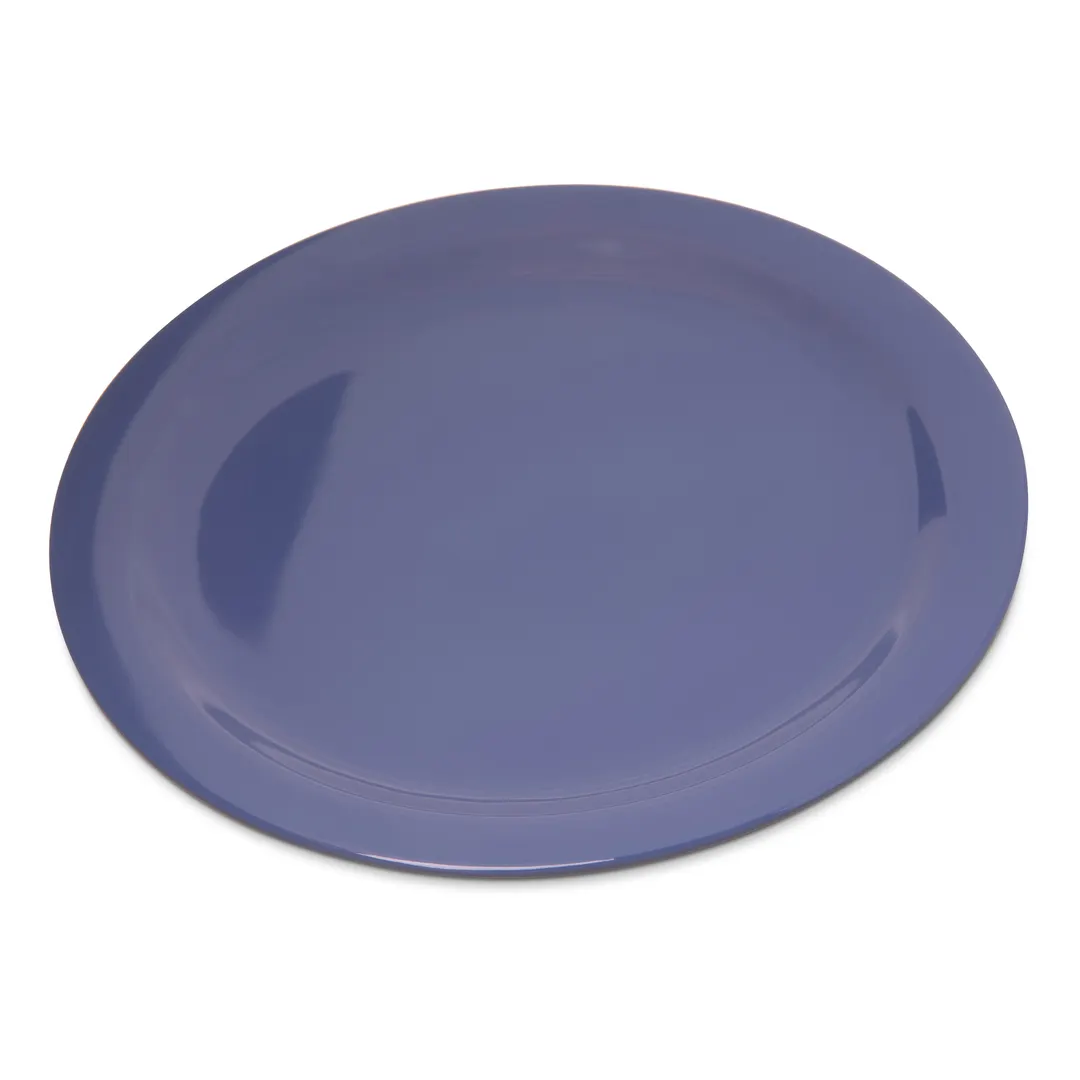 Carlisle 4350014 - Dallas Ware® Plate, 10.2" Diameter, Blue Melamine, BPA‑Free - 1/Case