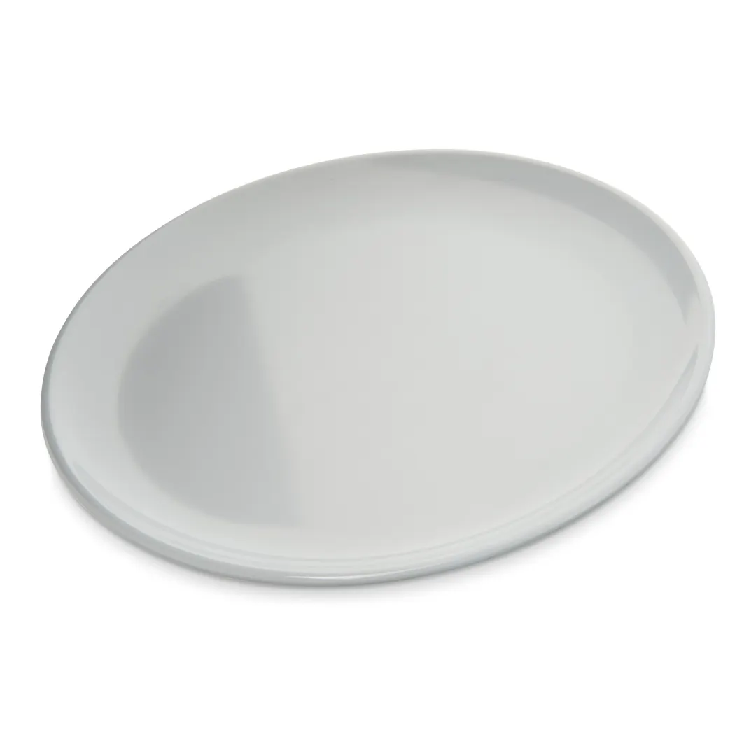 Carlisle 4380302 Epicure® Dinner Plate, 8" Coupe, White Melamine, BPA‑Free, NSF Certified
