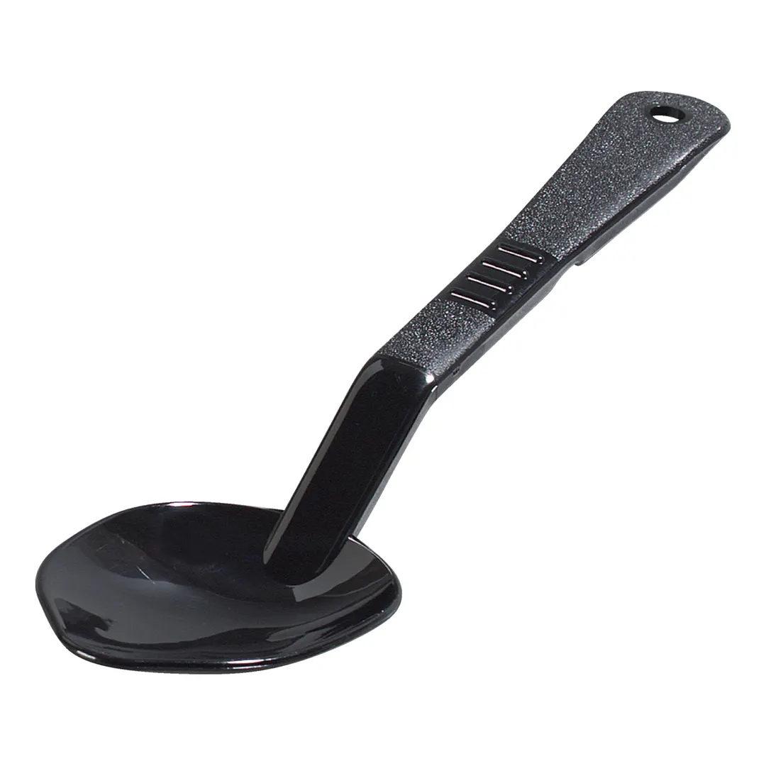 Carlisle 441503 Solid Serving Spoon, 11" Long, Polysulfone, Black, NSF Approved
