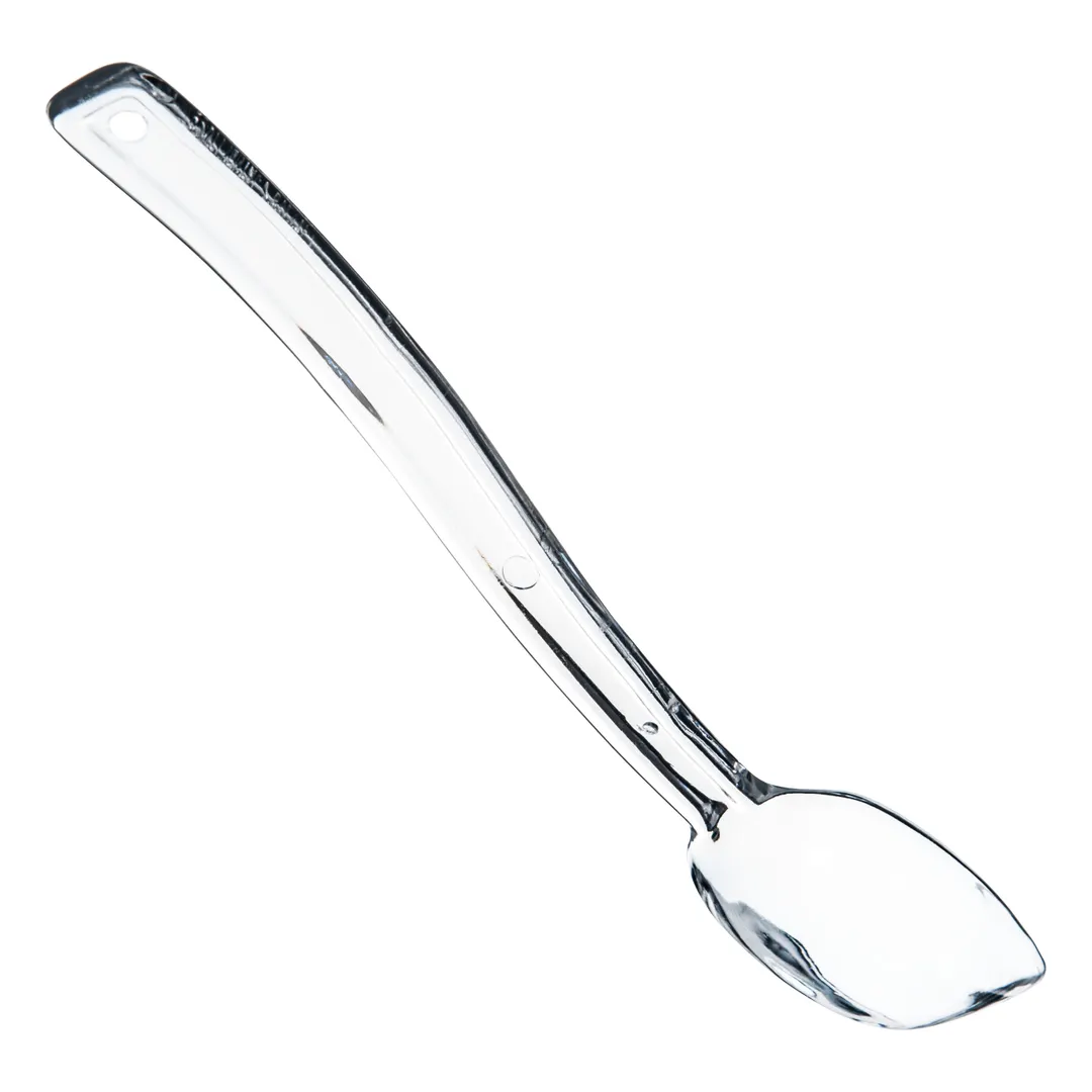 Carlisle 446007 Salad Bar Spoon, 9" , 1/2 oz, Clear Plastic, NSF Approved - USA Made