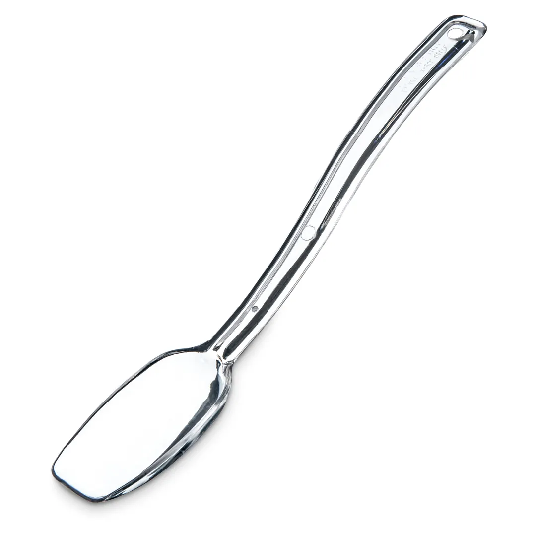 Carlisle 446007 Salad Bar Spoon, 9" , 1/2 oz, Clear Plastic, NSF Approved - USA Made