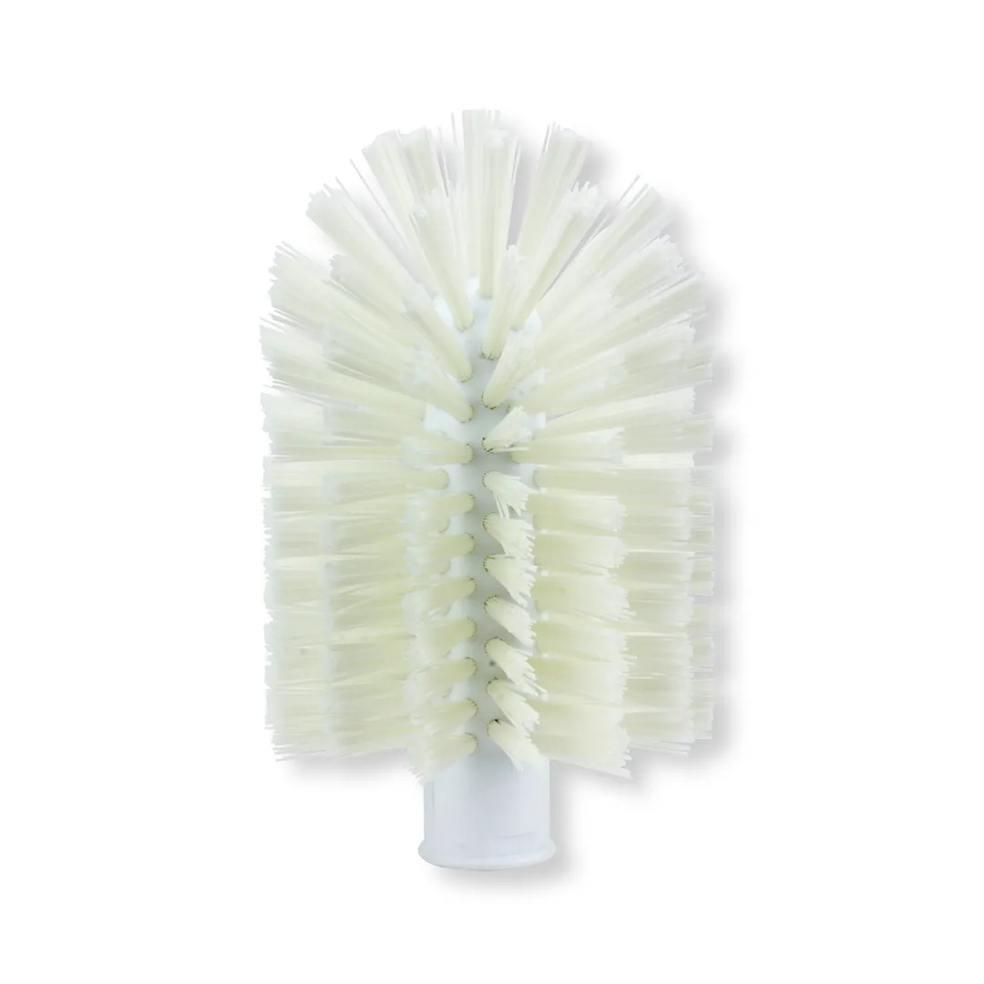 Carlisle 45004EC01 Sparta Pipe & Valve Brush, 4" Diameter, Polyester Bristles, Brown Plastic Handle