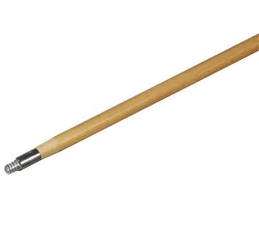 Carlisle 4526800 Flo‑Pac® Handle, 72" Length, 15/16" Diameter Wood, Threaded Metal Thread