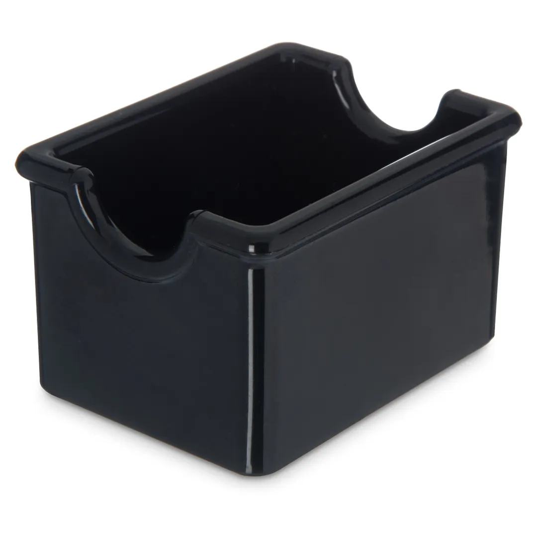 Carlisle 455003 Sugar Packet Caddy - 3-3/7" L x 2-5/8" W x 2-1/8" H, Holds 20 Packets, NSF, BPA Free
