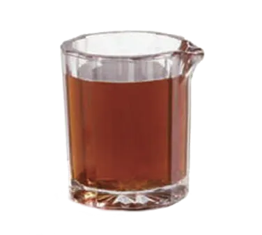 Carlisle 456007 Creamer Pitcher, 2 oz SAN, 2" Dia, No Handle, 0°F-180°F, NSF Certified