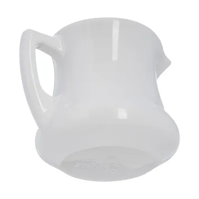 Carlisle 456302 Creamer Pitcher, 3 oz, 2-5/9" Diameter, White SAN, Dishwasher Safe, 0°F-180°F