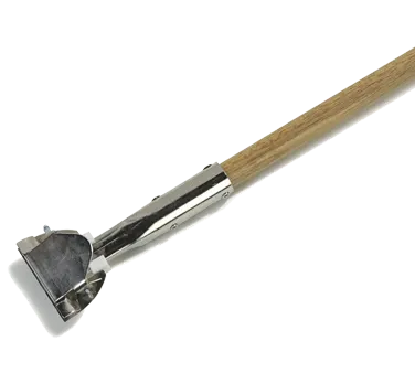 Carlisle 4585000 Dust Mop Handle, 60" Long, 15/16" Dia, Wood, Clip‑On Connector, Standard Color - 1/Each