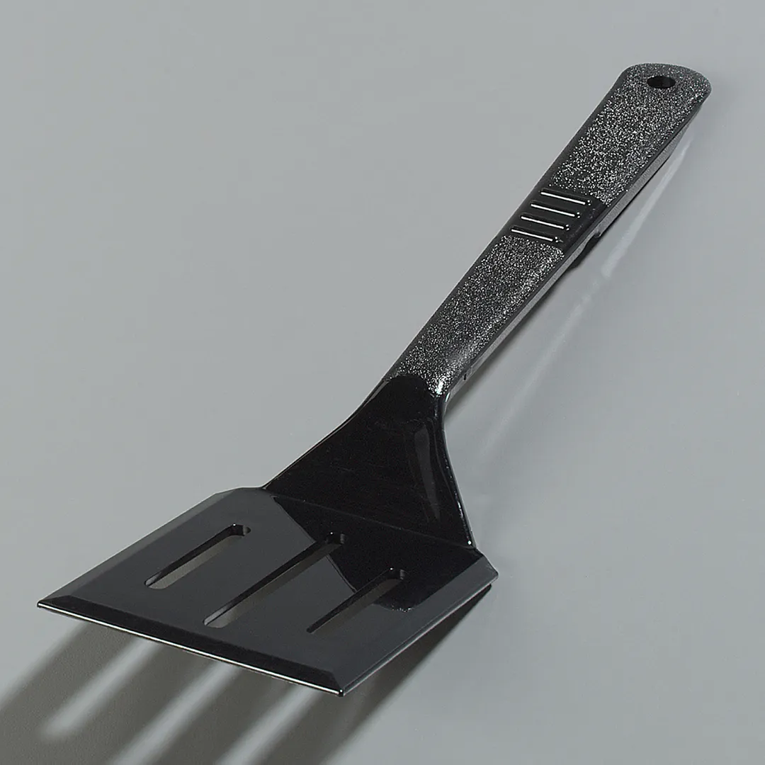 Carlisle 490003 Plastic Slotted Turner, 13" Long, Black, Heat-Resistant, NSF