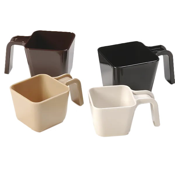 Carlisle 49110-102 Measuring Cup, 9-1/2 oz., Polycarbonate, White, Flat Sides, U-Shaped Handle