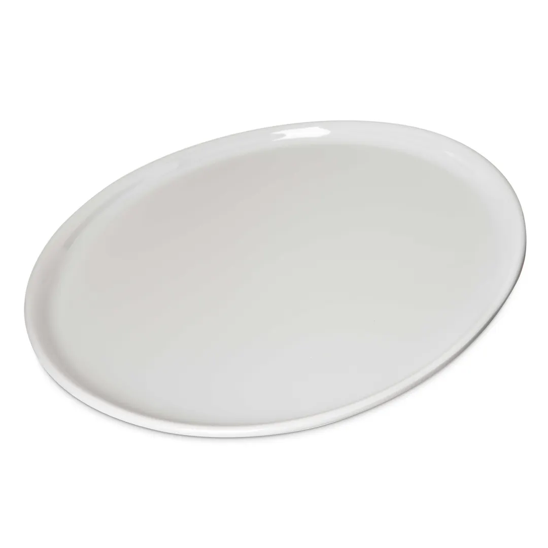 Carlisle 5300080 Stadia® Dinner Plate, 10.5" Round, Narrow Rim, Greige Melamine, NSF - 1/Each