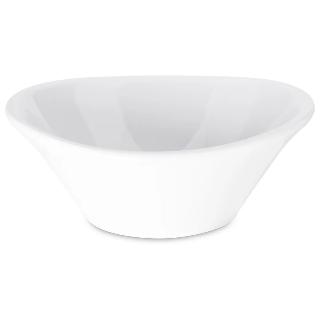 Carlisle 5300602 Stadia® Bowl, 5‑7/8" (12 oz) Melamine White, Break‑Resistant, Up to 212°F