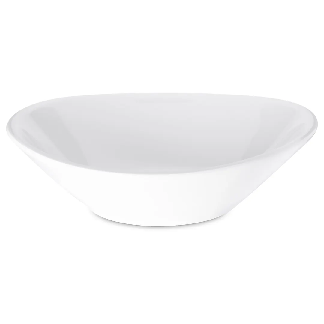 Carlisle 5300802 - 10" Melamine Bowl, 52 oz, White, Dishwasher Safe, Break‑Resistant, NSF