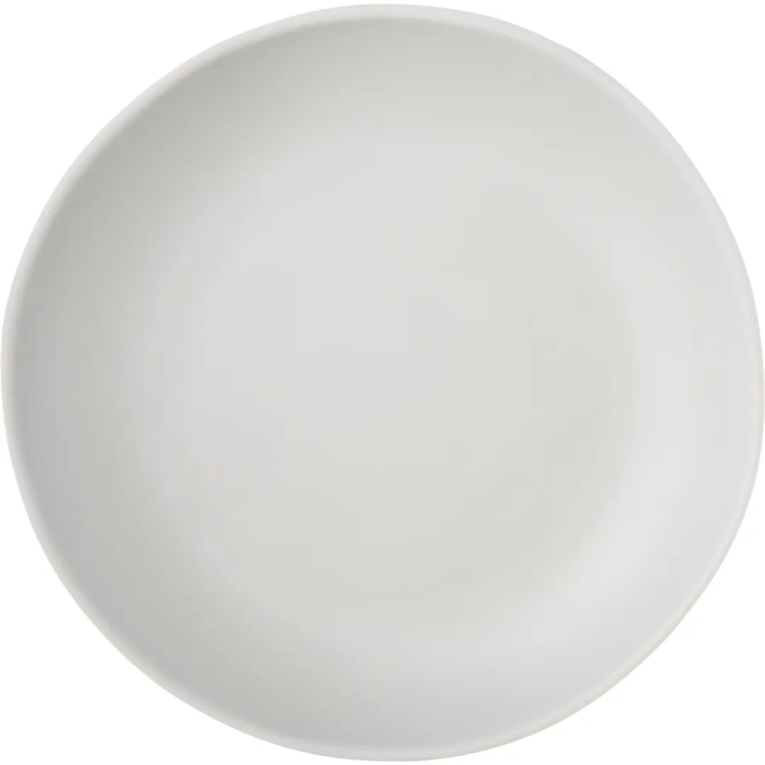 Carlisle 5310723 Ridge Dinner Plate, 10.5" Melamine, Gray Matte, Resistant, Dishwasher Safe - 1/Case