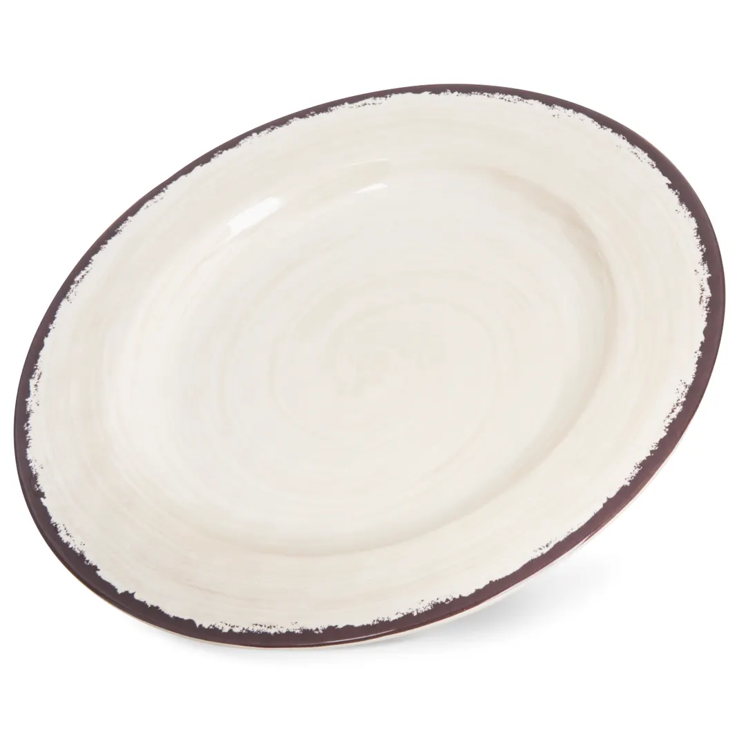 Carlisle 5400153 - Mingle™ 11" Beige Melamine Dinner Plate, Dishwasher Safe, BPA‑Free, NSF