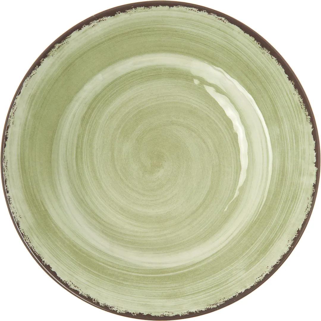 Carlisle 5400246 Mingle™ Salad Plate, 9" Round Jade Green Melamine, Safe, 212°F Resistant