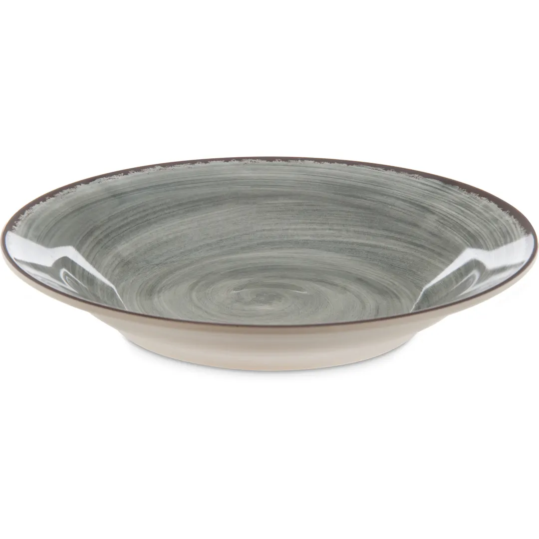 Carlisle 5400318 Mingle™ Soup Bowl, 9" , 18.5 oz, Smoke Gray Melamine, Safe, Up to 212°F