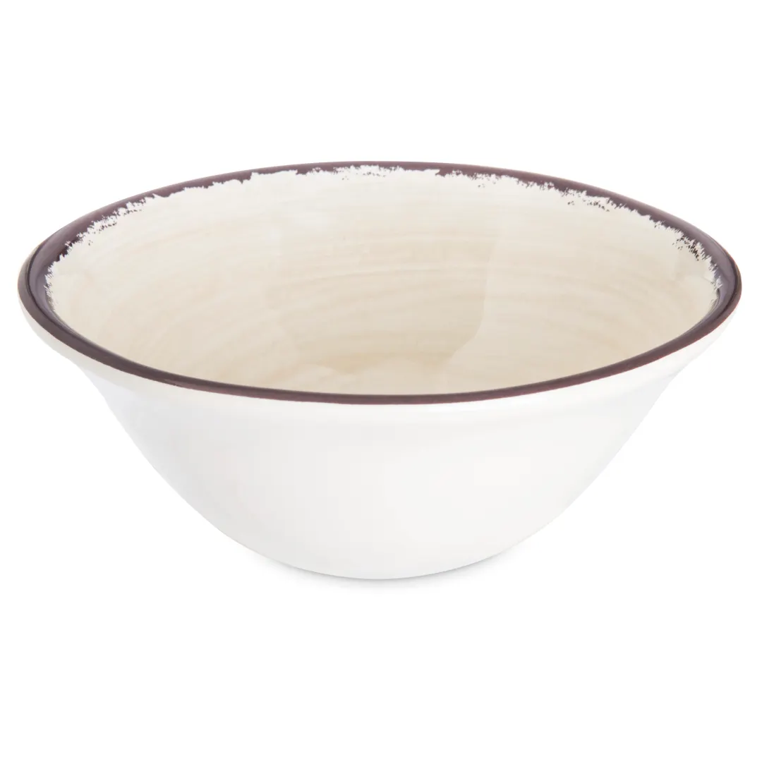 Carlisle 5400453 Mingle™ Ice Cream Bowl, 27 oz (7"), Footed Melamine, Dishwasher Safe, BPA‑Free, NSF