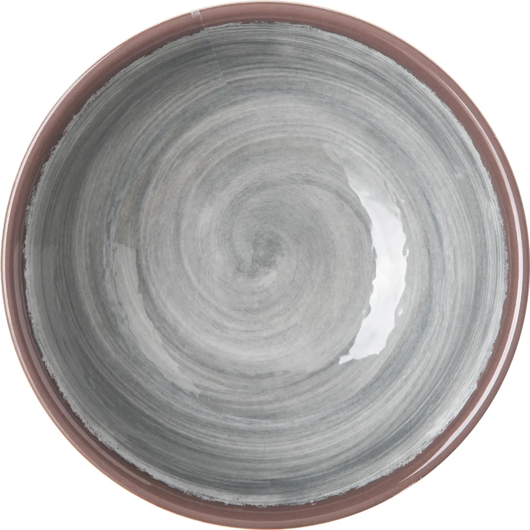 Carlisle 5400518 Mingle™ Serving Bowl, 6" Diameter, 17‑Oz Gray Melamine, Stackable, Heat‑Resistant