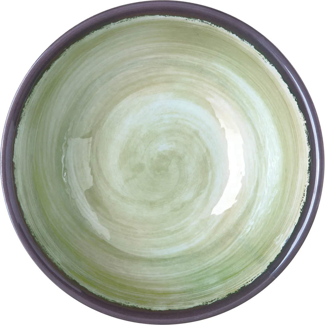Carlisle 5400546 Mingle™ Bowl, 6" Dia, 17‑oz (20‑oz Flush), Green Melamine, BPA‑Free