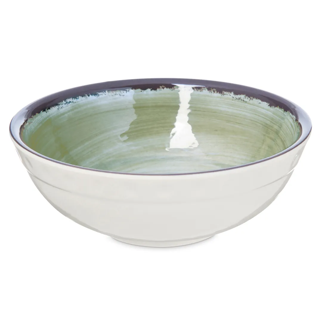 Carlisle 5400546 Mingle™ Bowl, 6" Dia, 17‑oz (20‑oz Flush), Green Melamine, BPA‑Free