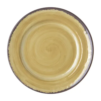 Carlisle 5400713 - Mingle™ Bread & Butter Plate, 7" Round Amber Melamine, Stackable, Dishwasher Safe