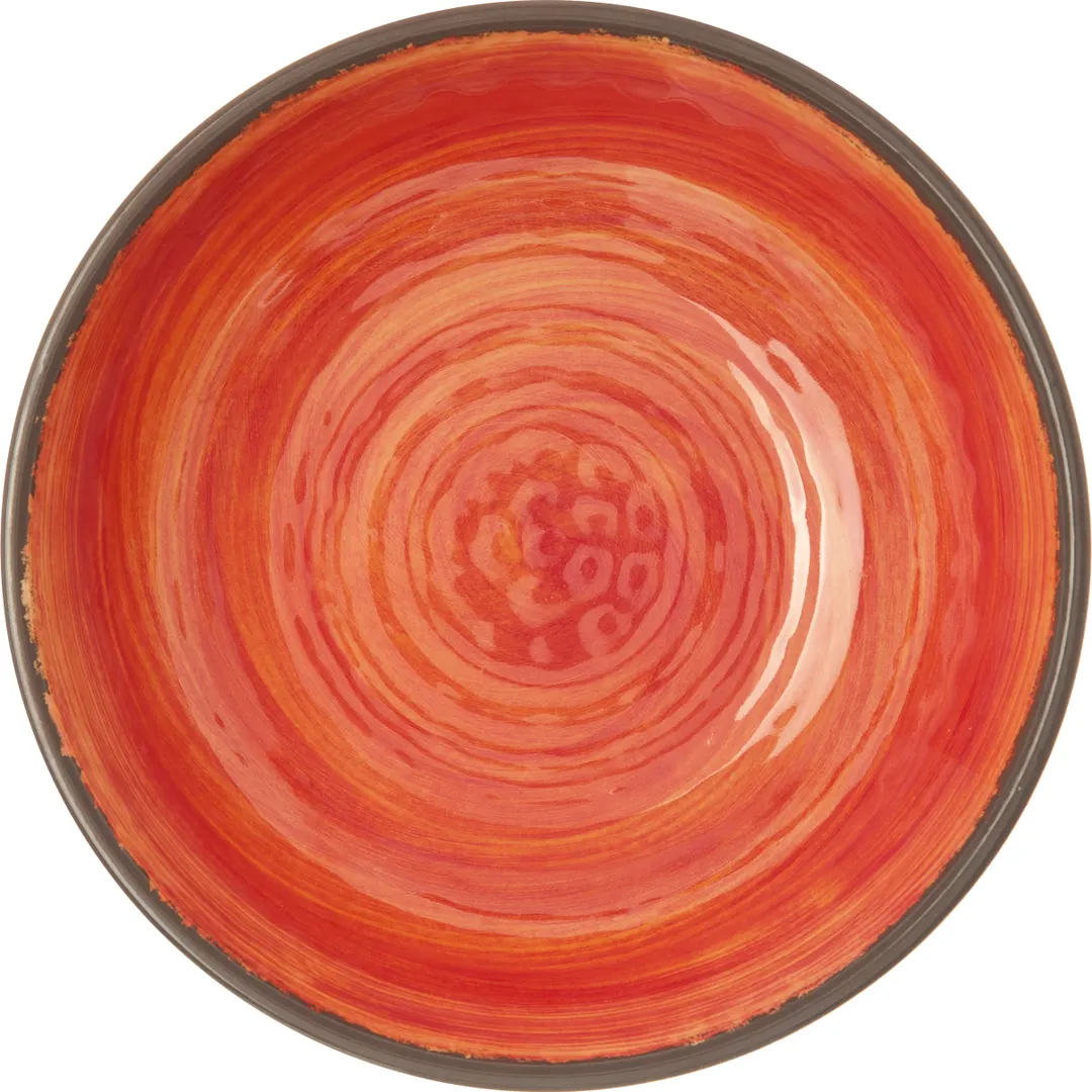 Carlisle 5401952 - 8" Orange Melamine Cereal Bowl, 20-23 oz, Dishwasher Safe, NSF Certified