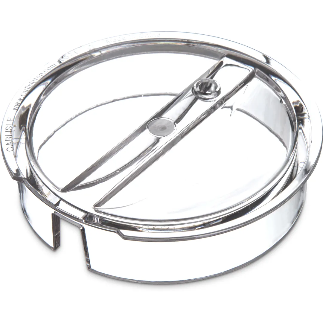 Carlisle 557307 Elan Pitcher Lid, 4-1/4" Vented Clear Polycarbonate, Fits 557007 Pitcher