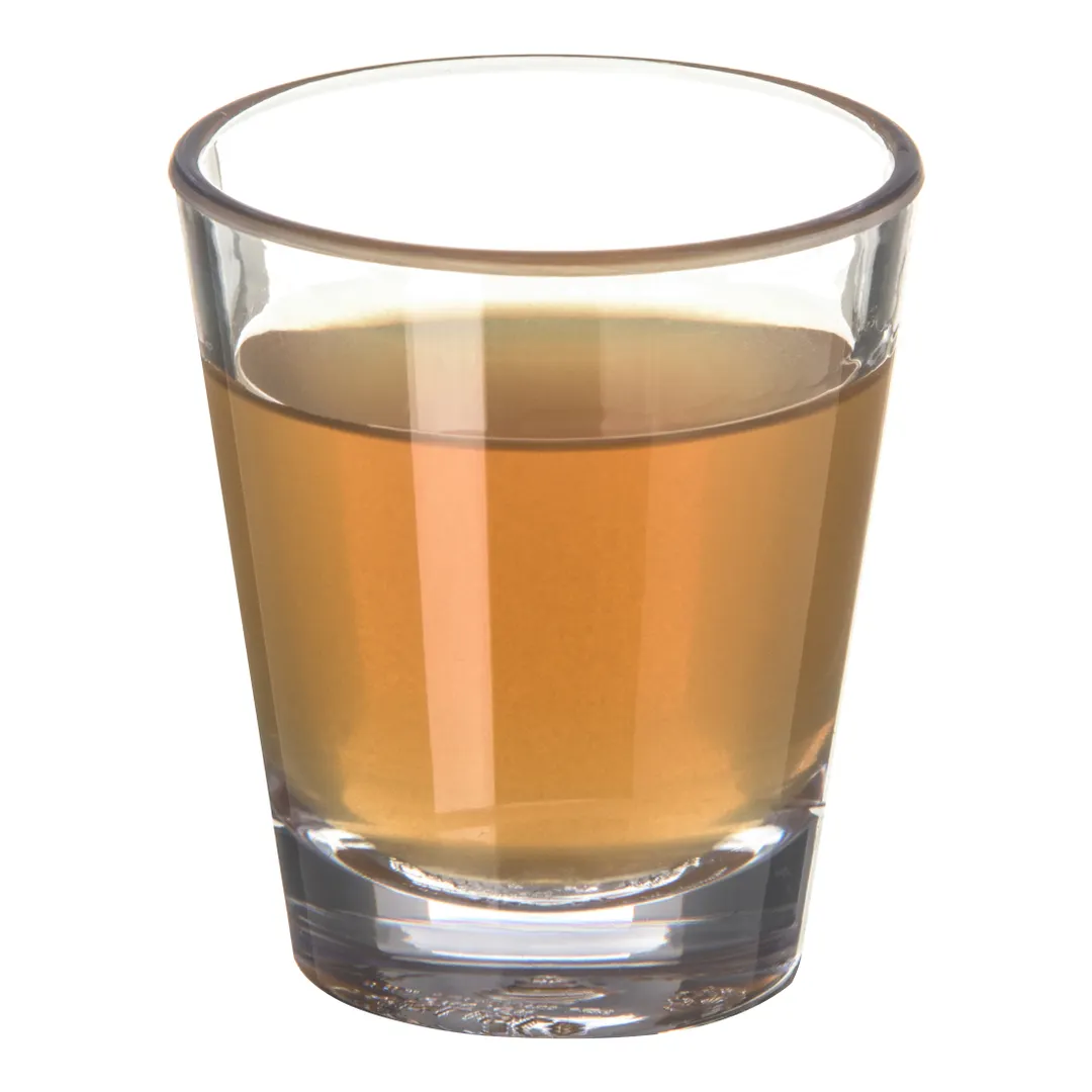 Carlisle 560107 Alibi™ Shot Glass, 1.5 oz Clear SAN Plastic, Chip‑Resistant, BPA‑Free