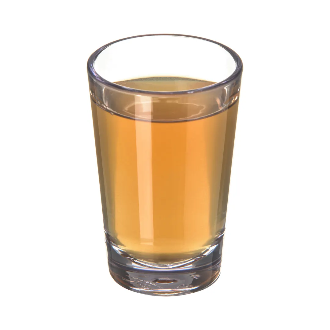 Carlisle 560207 Alibi™ Shooter, 2 oz Clear SAN Shot Glass, BPA‑Free - 1/Case