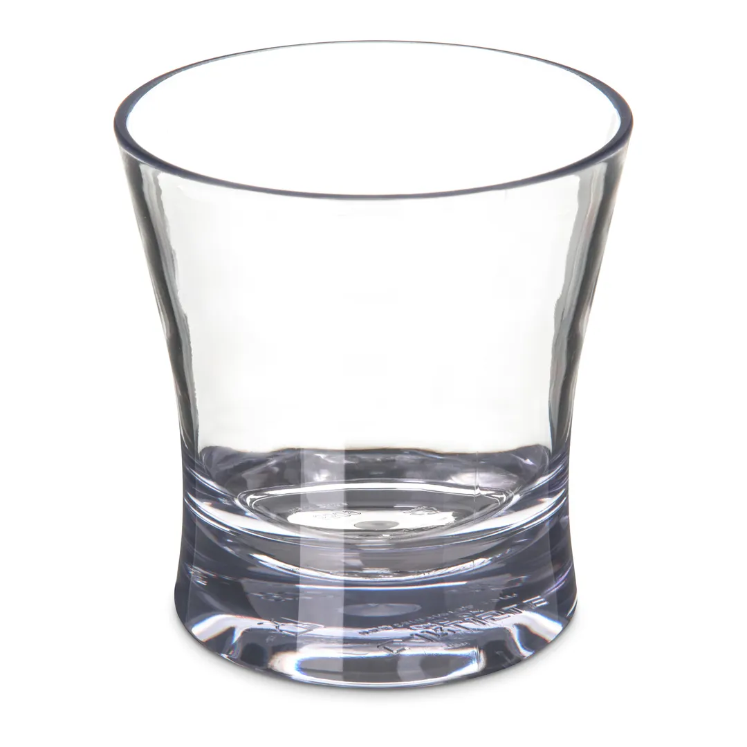 Carlisle 560907 Alibi™ Rocks Glass, 9 oz Clear SAN Plastic, Dishwasher Safe, BPA‑Free