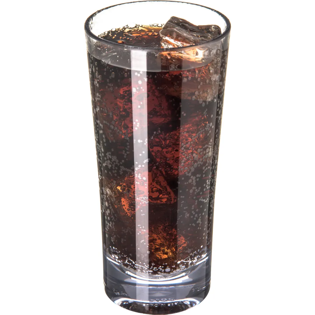 Carlisle 561407 Alibi™ 14 oz Clear SAN Plastic Beverage Glass - Dishwasher Safe, BPA‑Free