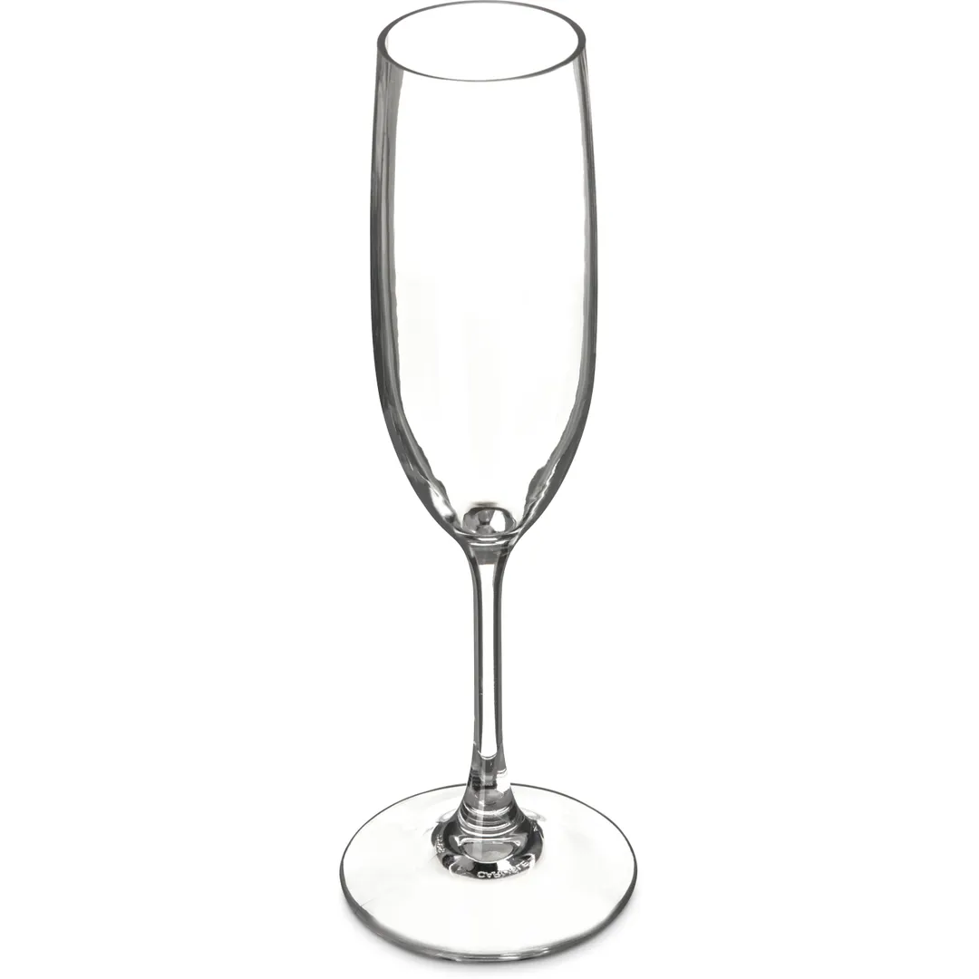 Carlisle 564407 Alibi™ Champagne Flute – 6 oz Polycarbonate Barware, Dishwasher Safe, Shatterproof