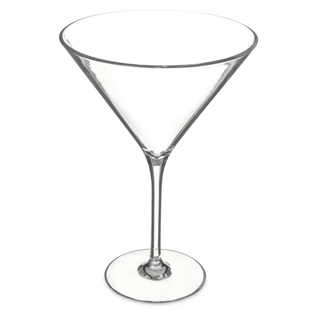 Carlisle 564607 Alibi™ Martini Glass, 9 oz Clear Polycarbonate, Dishwasher Safe, Recyclable