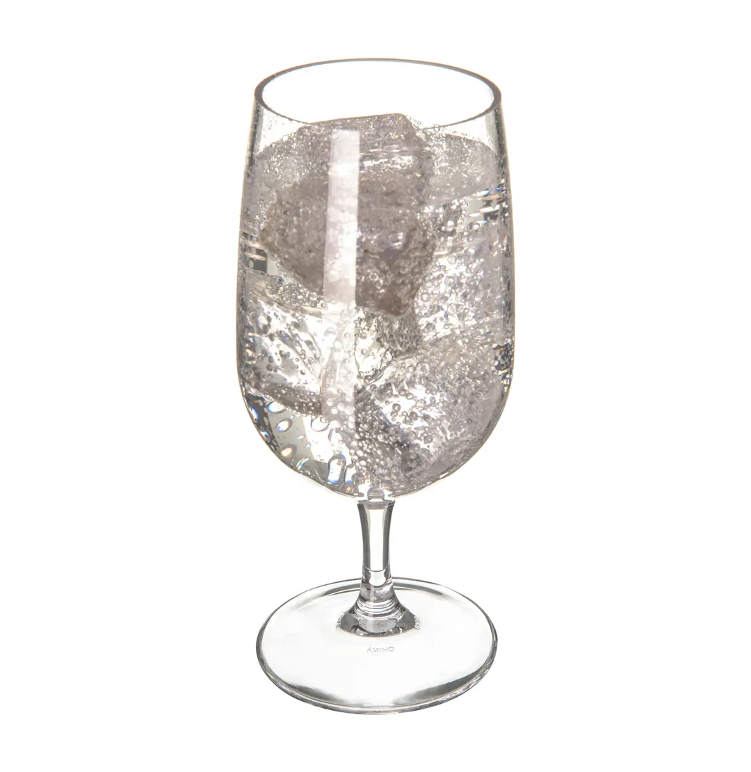 Carlisle 564807 Alibi™ Water Glass, 15 oz Polycarbonate Barware, Dishwasher Safe, Shatterproof