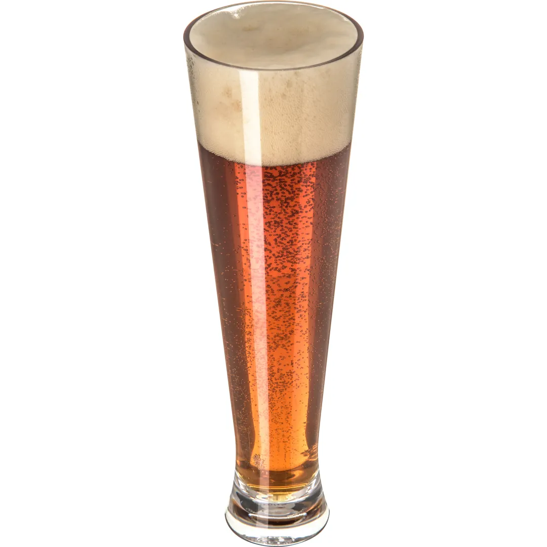 Carlisle 5649-407 Alibi™ Pilsner Glass, 15 oz Clear Polycarbonate, Dishwasher‑Safe, Set - 4/Set