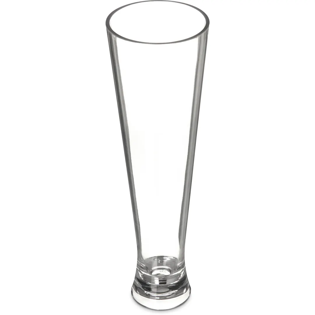 Carlisle 564907 Alibi™ Pilsner Glass, 15 oz Clear Polycarbonate, Shatterproof, Dishwasher Safe