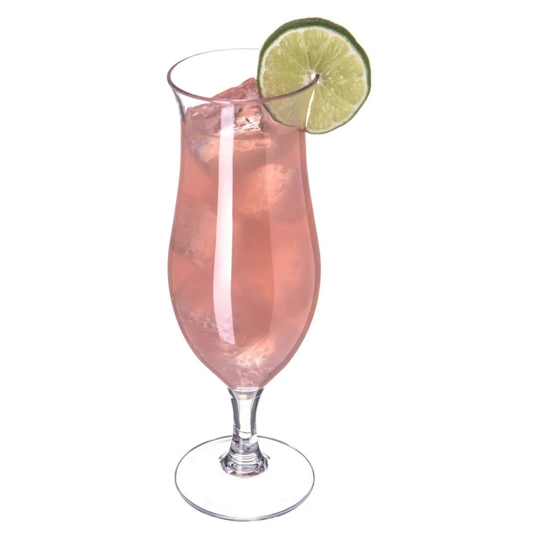 Carlisle 565007 Alibi™ Hurricane Glass, 16 oz (1 pt) Clear Polycarbonate, Dishwasher Safe, SAN Plastic