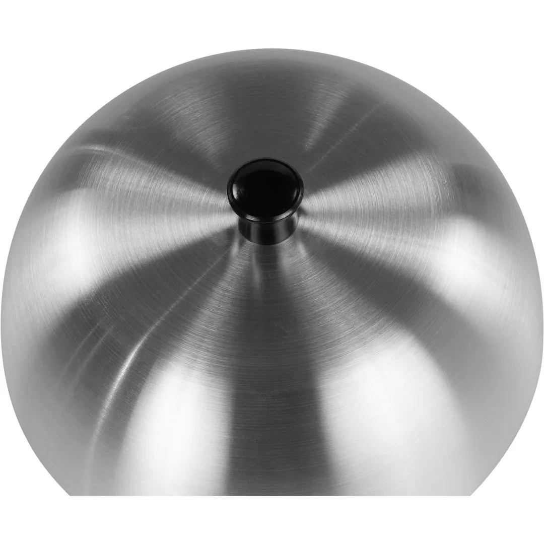 Carlisle 60103 Grill Basting Cover, 6" dia., Aluminum, Bakelite Knob, Dishwasher Safe