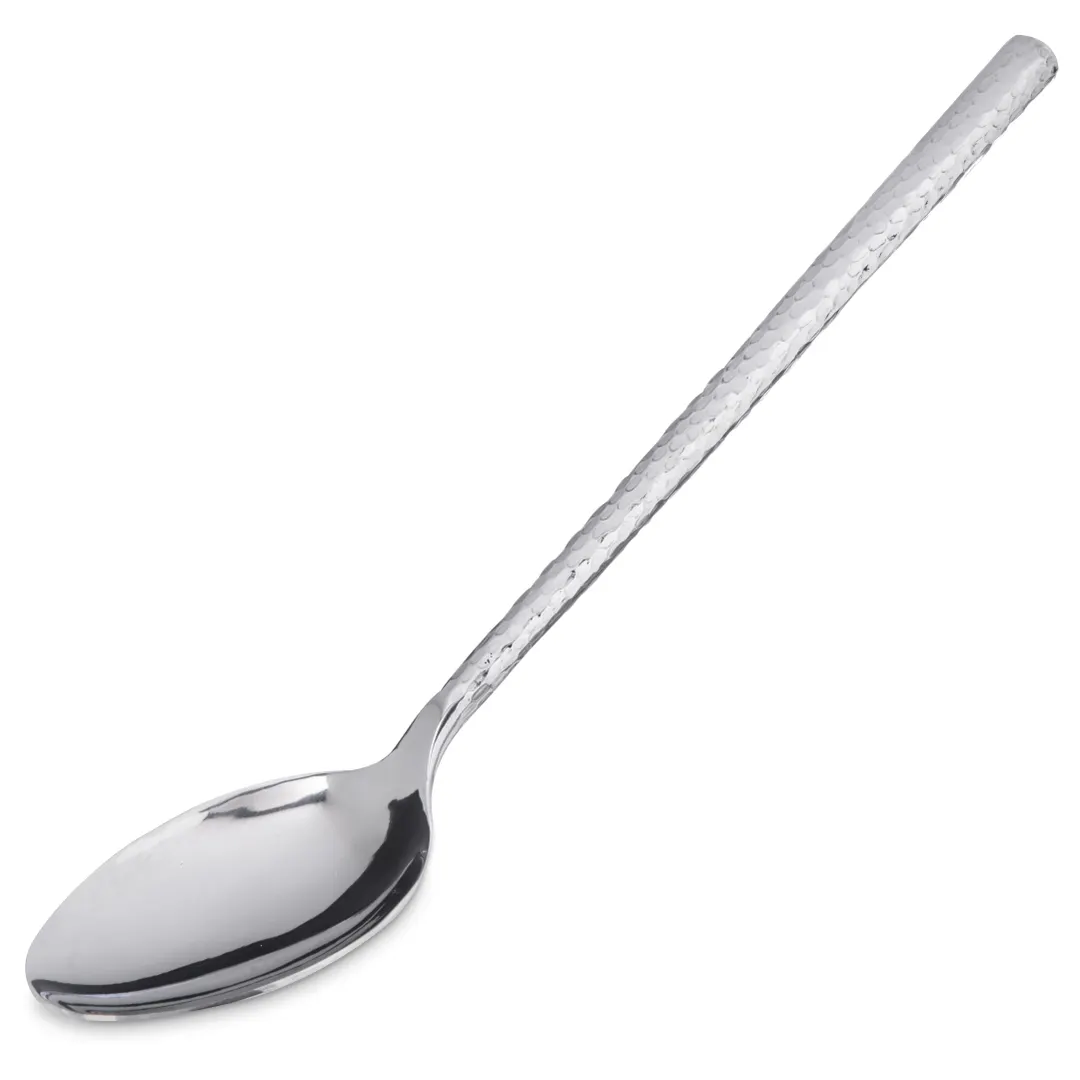 Carlisle 60200 Terra™ Serving Spoon, 12"L, Stainless Steel, Hammered Mirror Finish