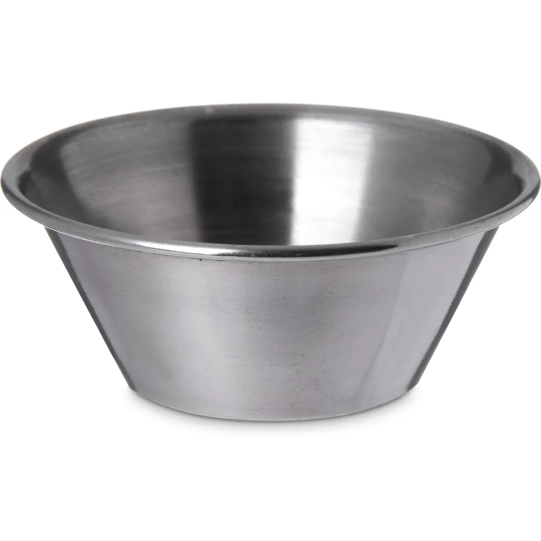 Carlisle 602400 Classic Ramekin, 1‑1/2 oz Capacity, 2‑5/11" Dia, 18/8 Steel, BPA‑Free